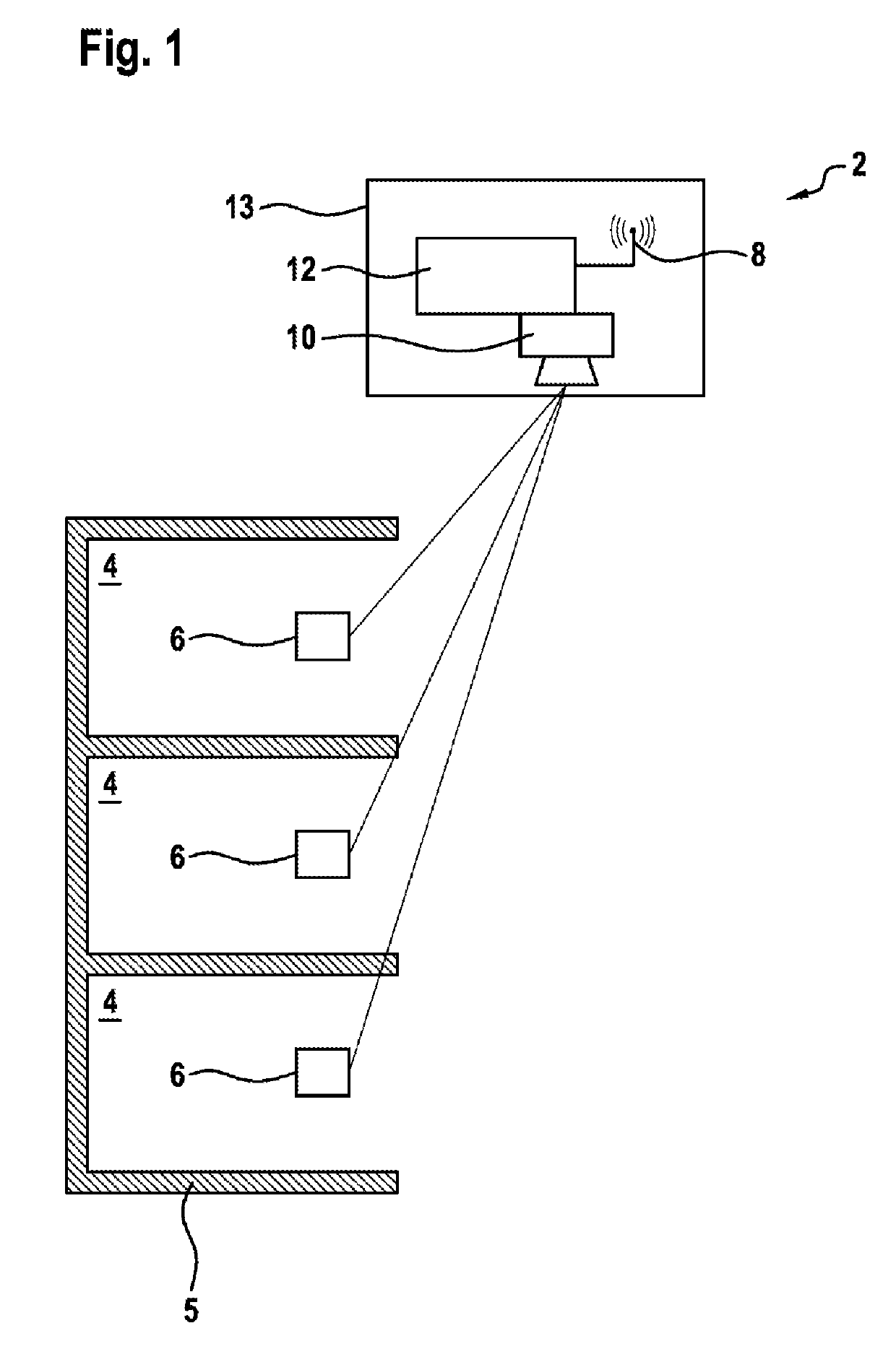 Charging/discharging station, in particular for a battery-operated vehicle