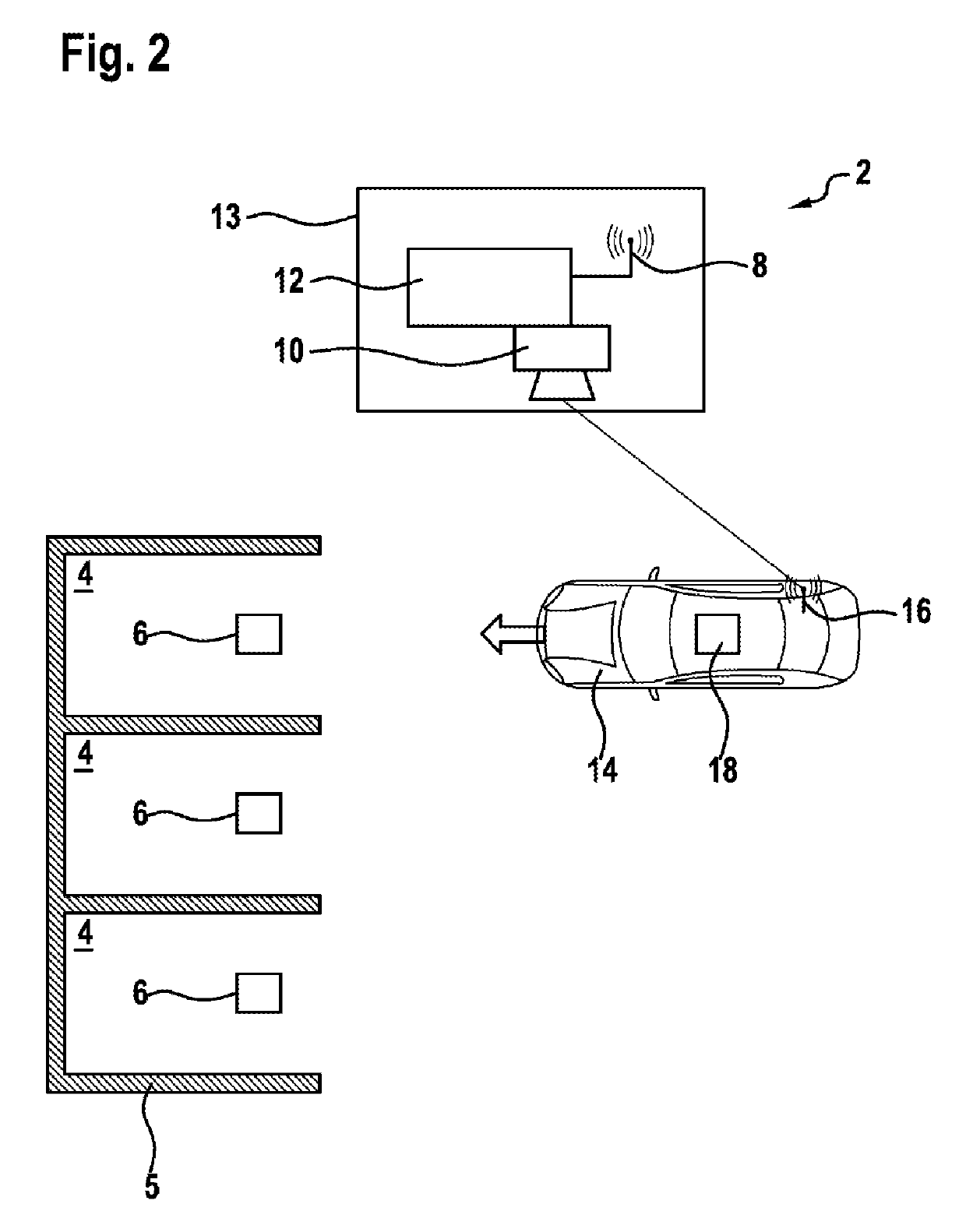 Charging/discharging station, in particular for a battery-operated vehicle