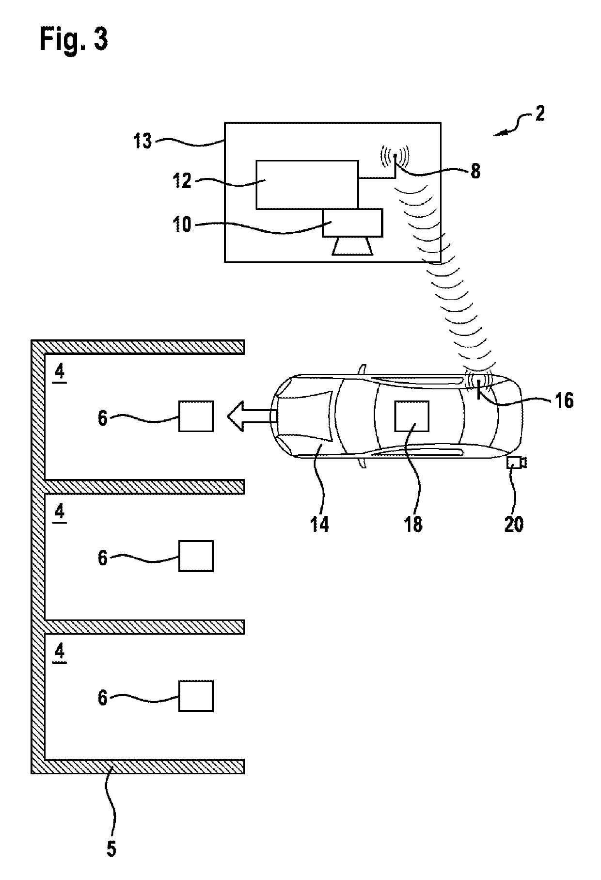 Charging/discharging station, in particular for a battery-operated vehicle