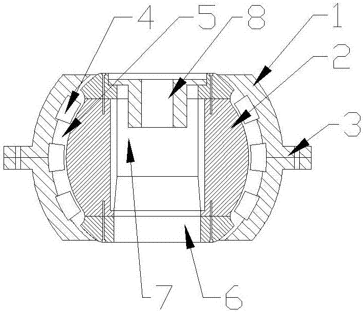 Multi-angle supporting bearing