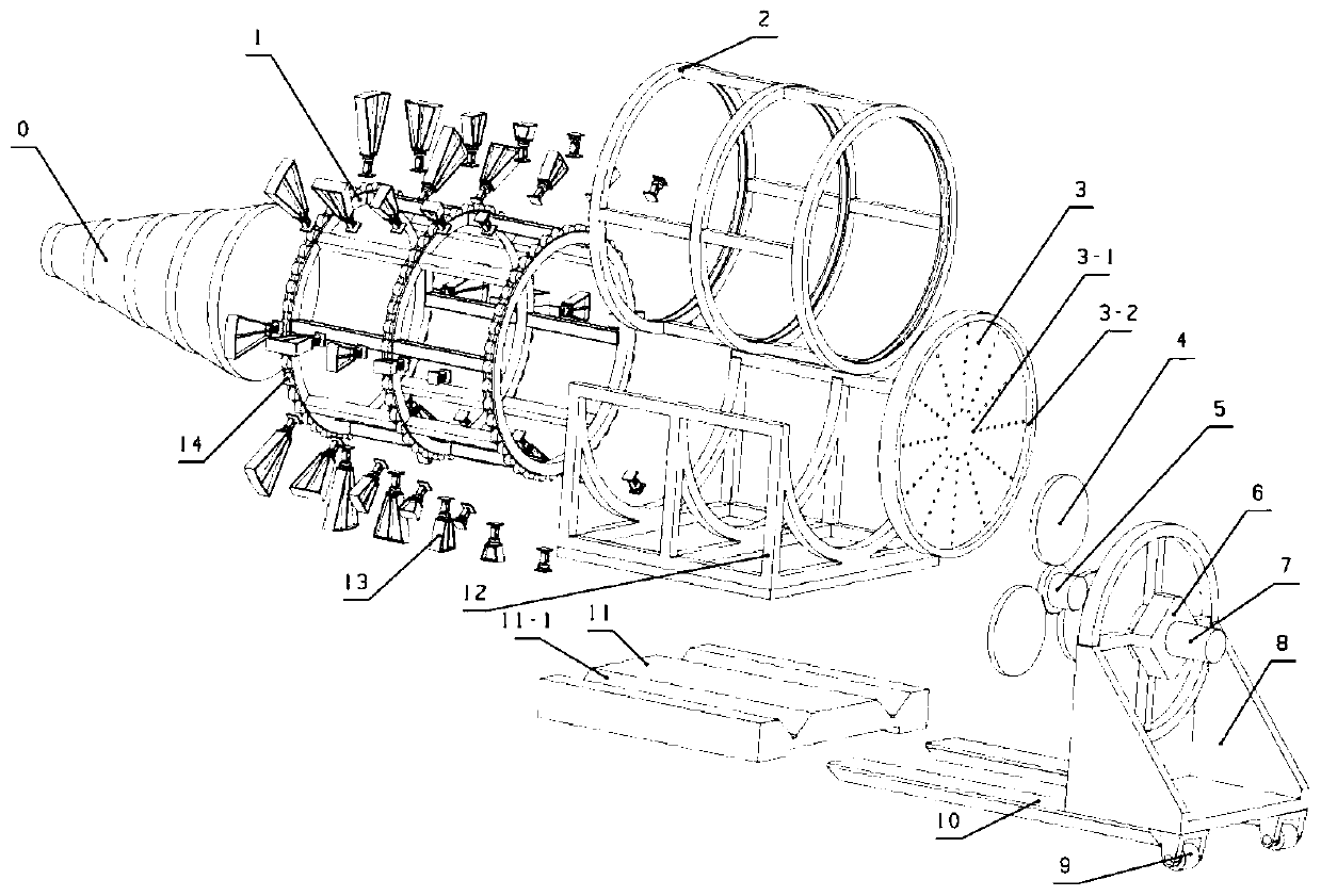 Rotary type gravity unloading device