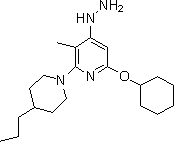 A compound and its application in preparation of medicine for treating rheumatoid arthritis