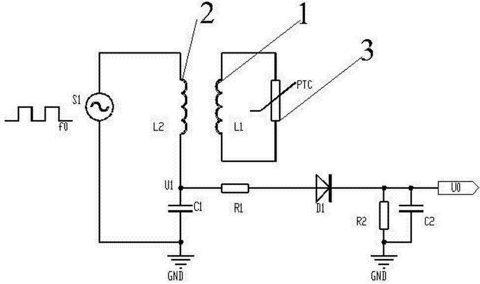 Induction cooker and temperature measurement method thereof