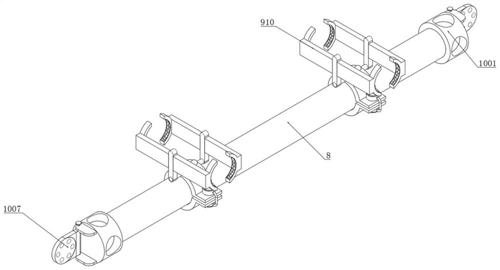 A composite cross-arm structure