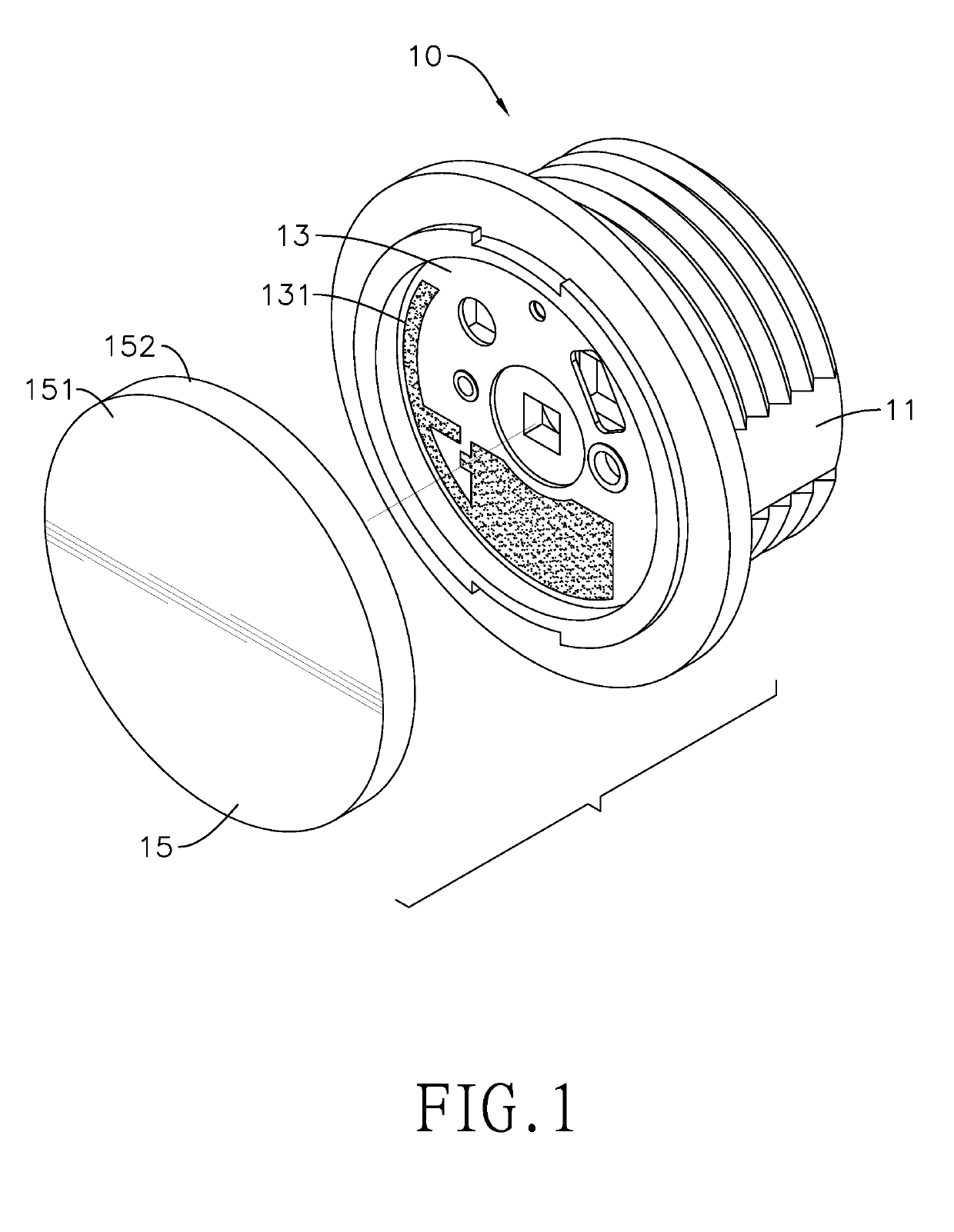 Sensor having separate antenna