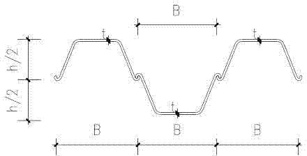 Supporting and construction method of steel sheet pile under soft foundation of high flow plastic deep layer