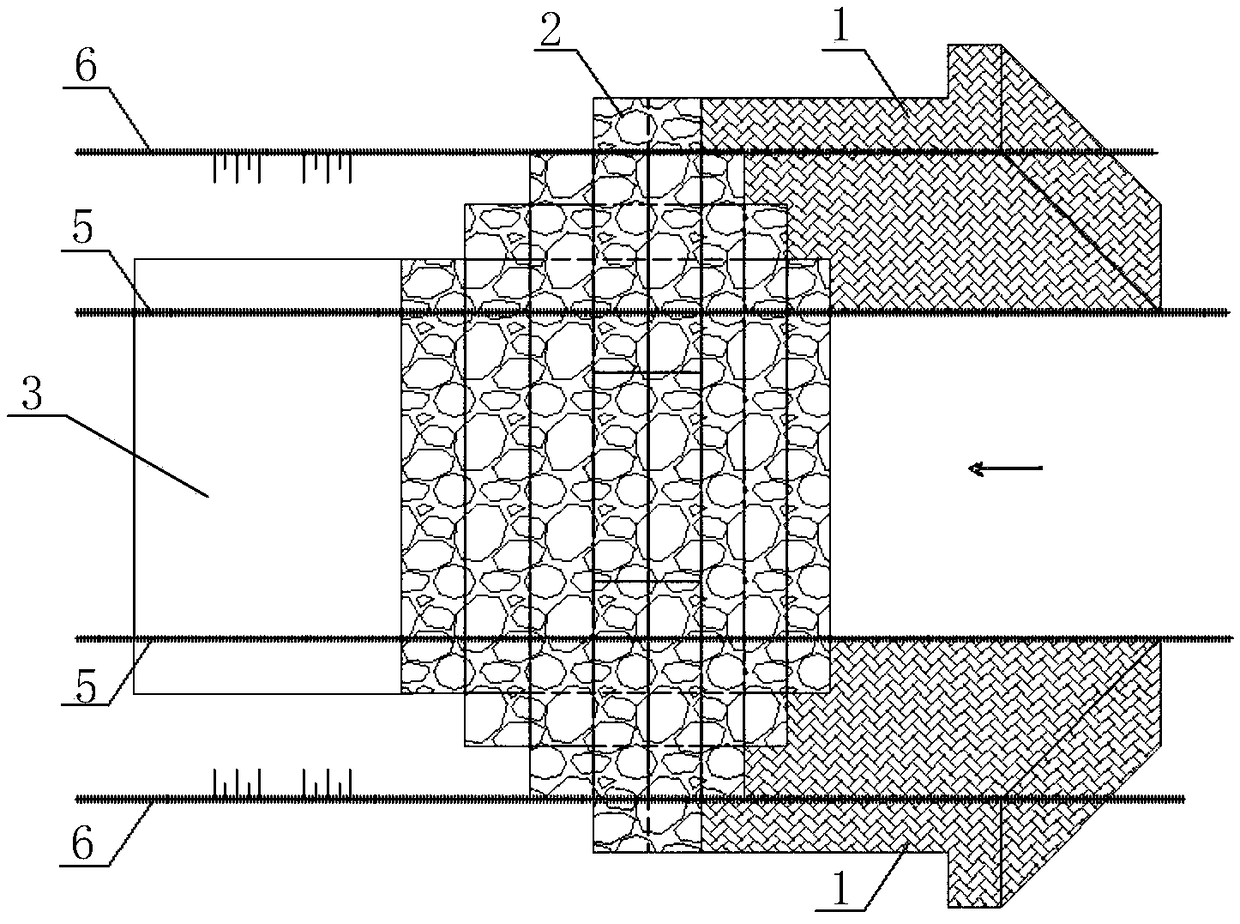 Check dam of channel and construction method thereof