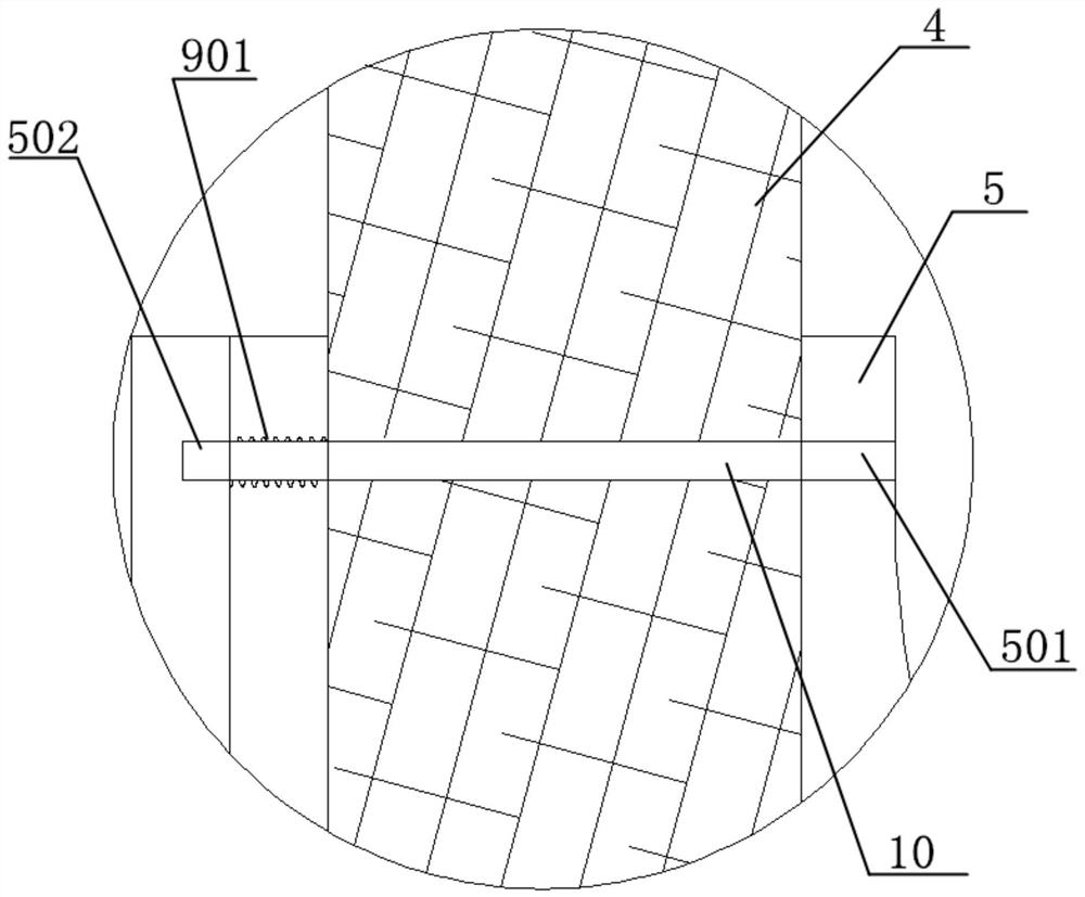 An integrated arc ground foot with dehumidification function