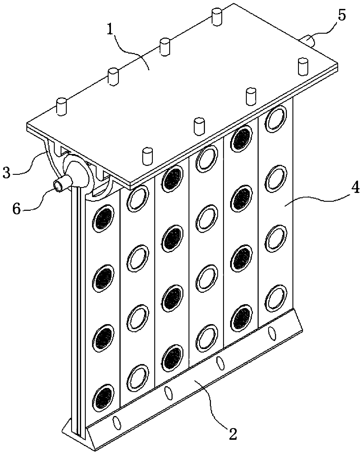 Isolation assembly for partitioning of isolation area ward