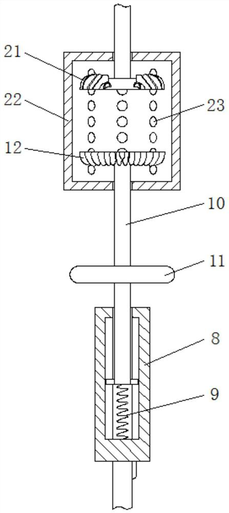 Stirring device for sewage treatment based on hydraulic coupling