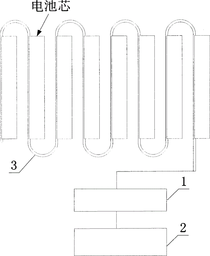 Battery temperature detection assembly