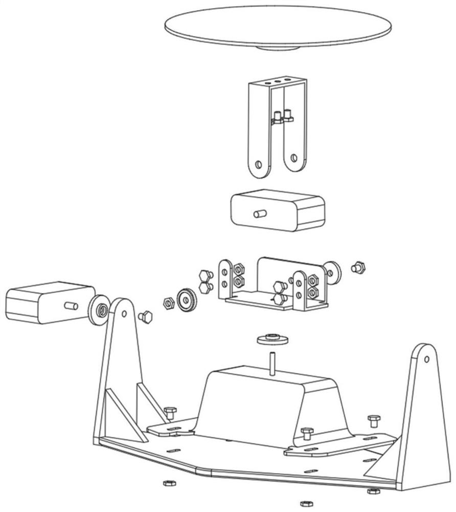 Six-axis 3D printer three-dimensional rotary table device for additive manufacturing of elastic wave metamaterial