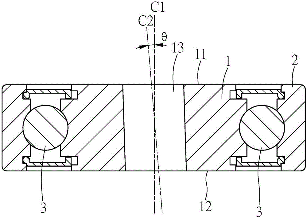 Pump bearing structure