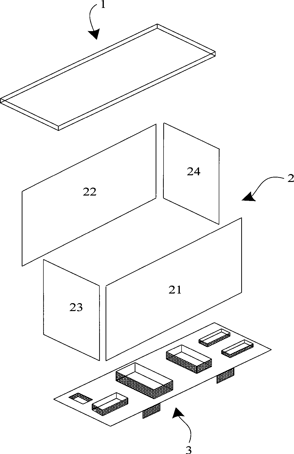 Combination type package container of motorcycle