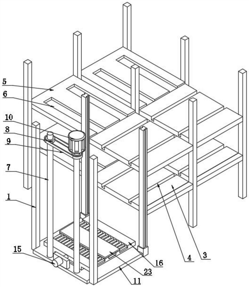 Modularized intelligent parking structure for parking garage