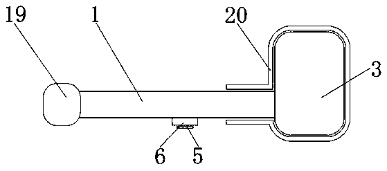 Spreading forceps for gynecological operation