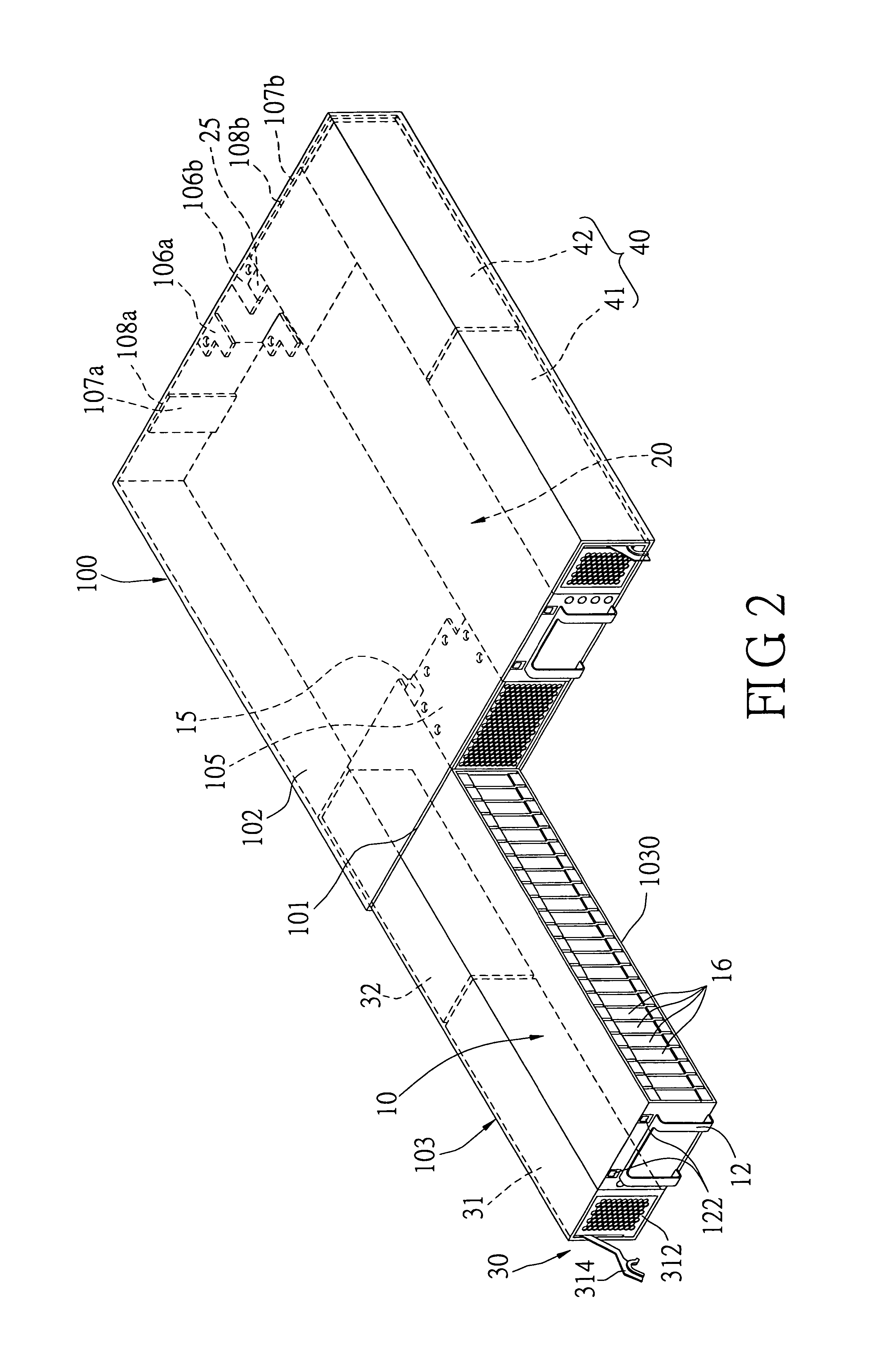 High-density disk array device