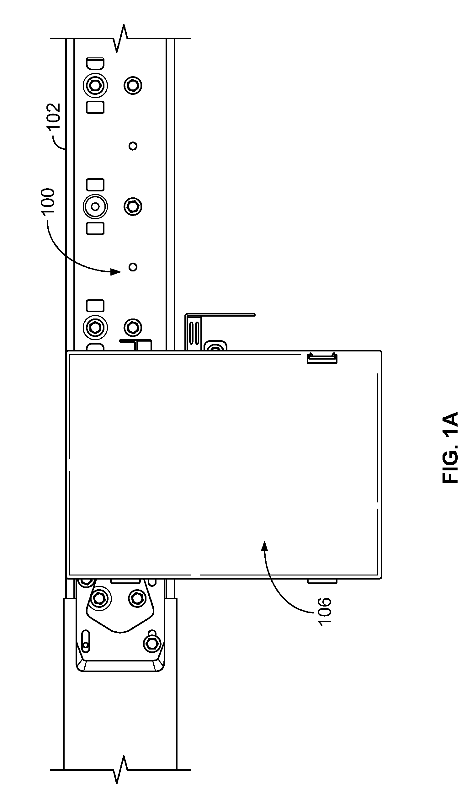 Angled stabs for a busway plug in unit