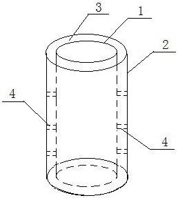 A core cementation mold and its experimental method for performance evaluation of sand consolidation formula