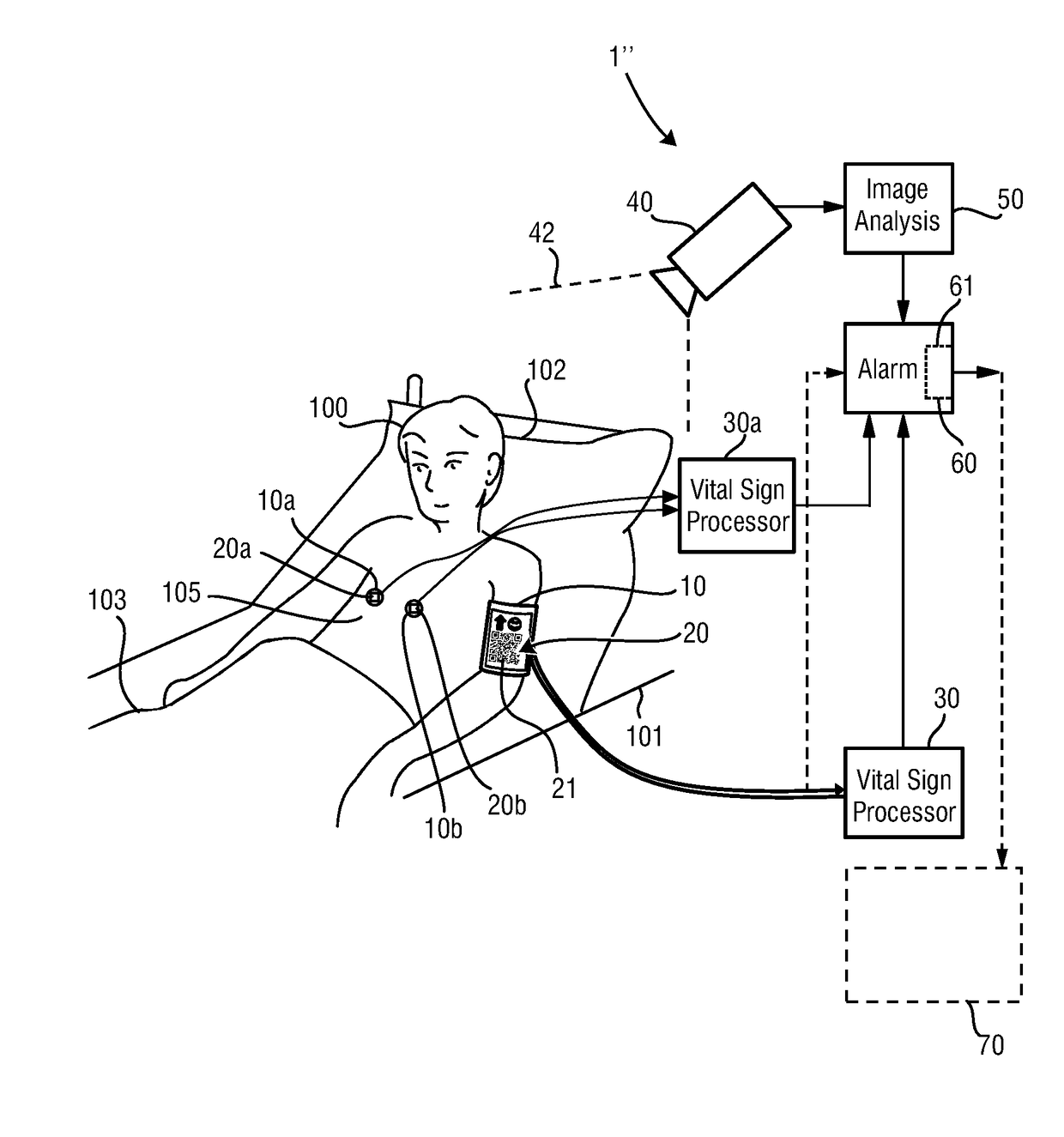 System and method for determining a vital sign of a subject