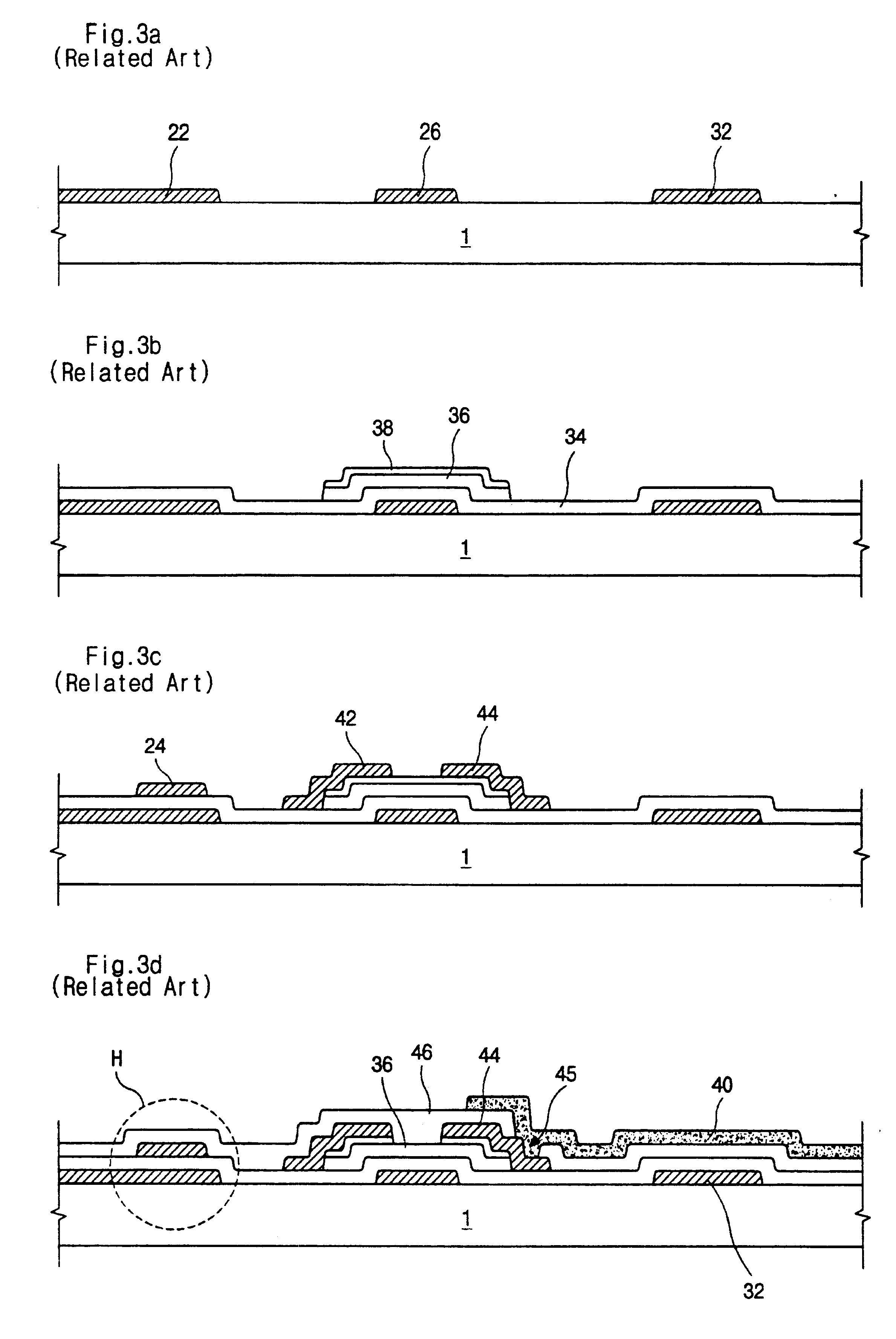 Array substrate for use in LCD device