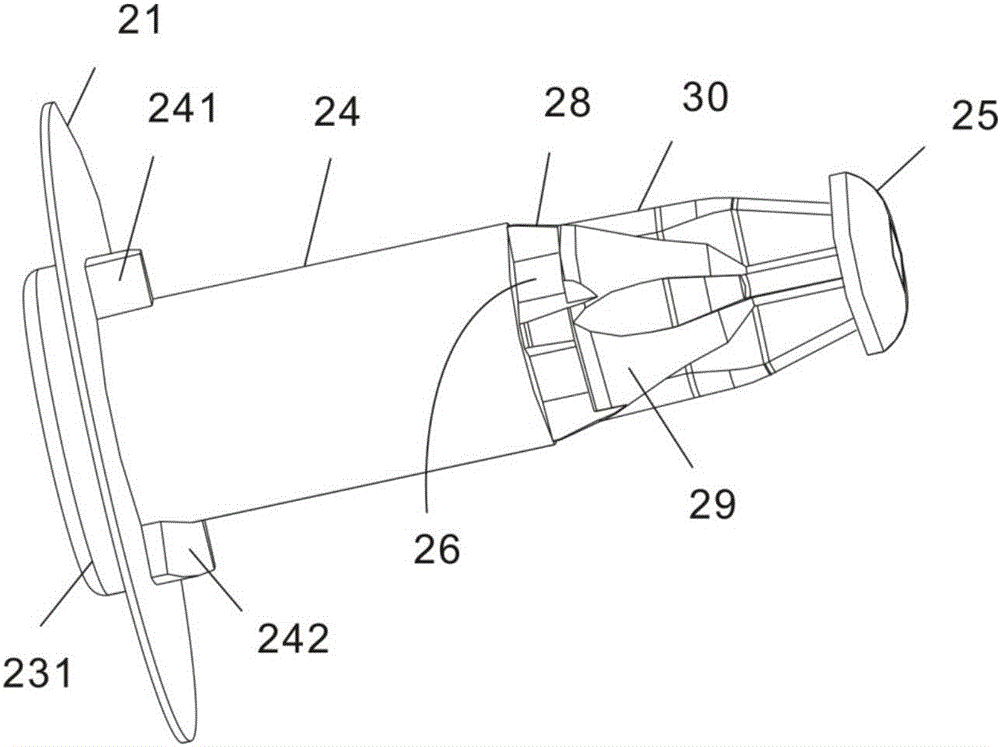 Assembly method of vehicle bumper support, support body and fixing pin