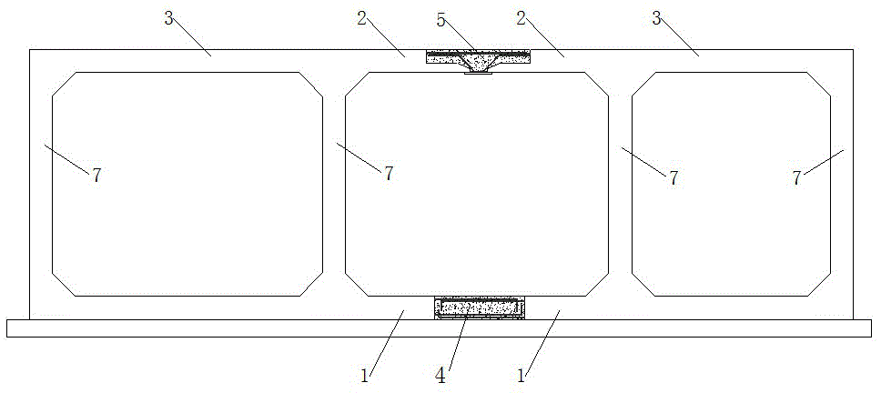 Combined prefabricated assembled multi-cabin comprehensive pipe rack