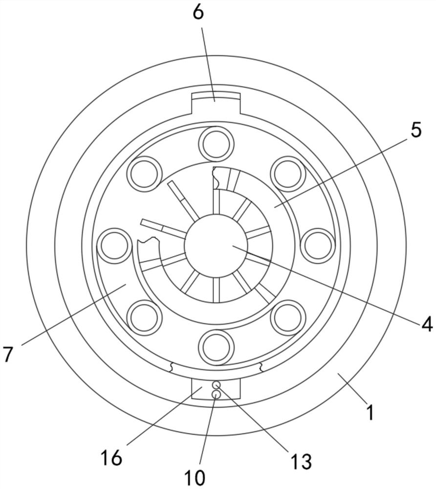 Rotary refrigeration mechanism of air conditioner evaporator