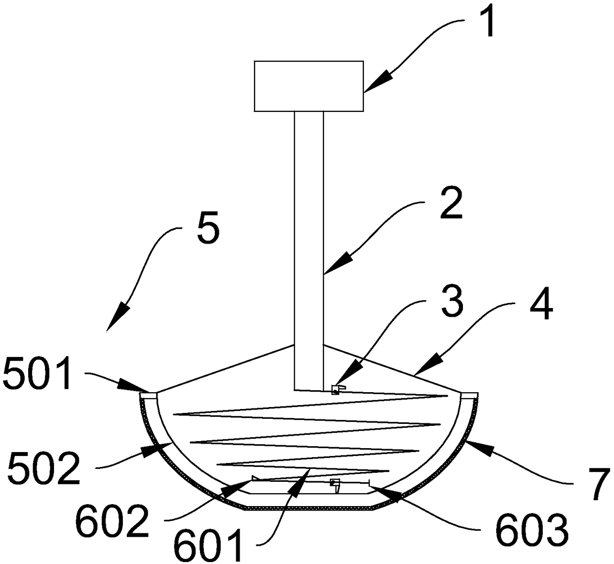 Imitation die-cast nonstick pan with deep opening structure