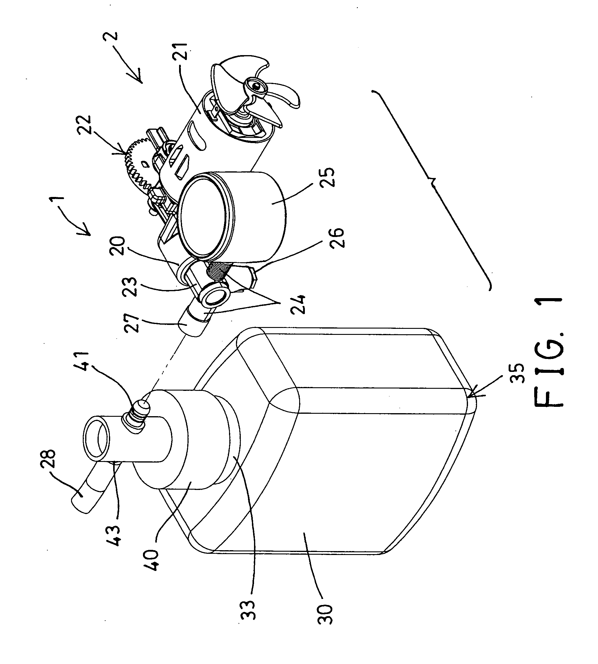 Device for sealing and inflating inflatable object