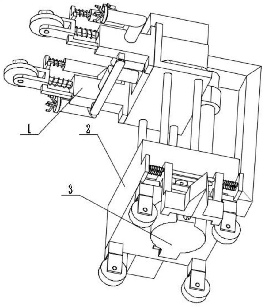 Building blasting pre-dust-fall wall surface spraying equipment