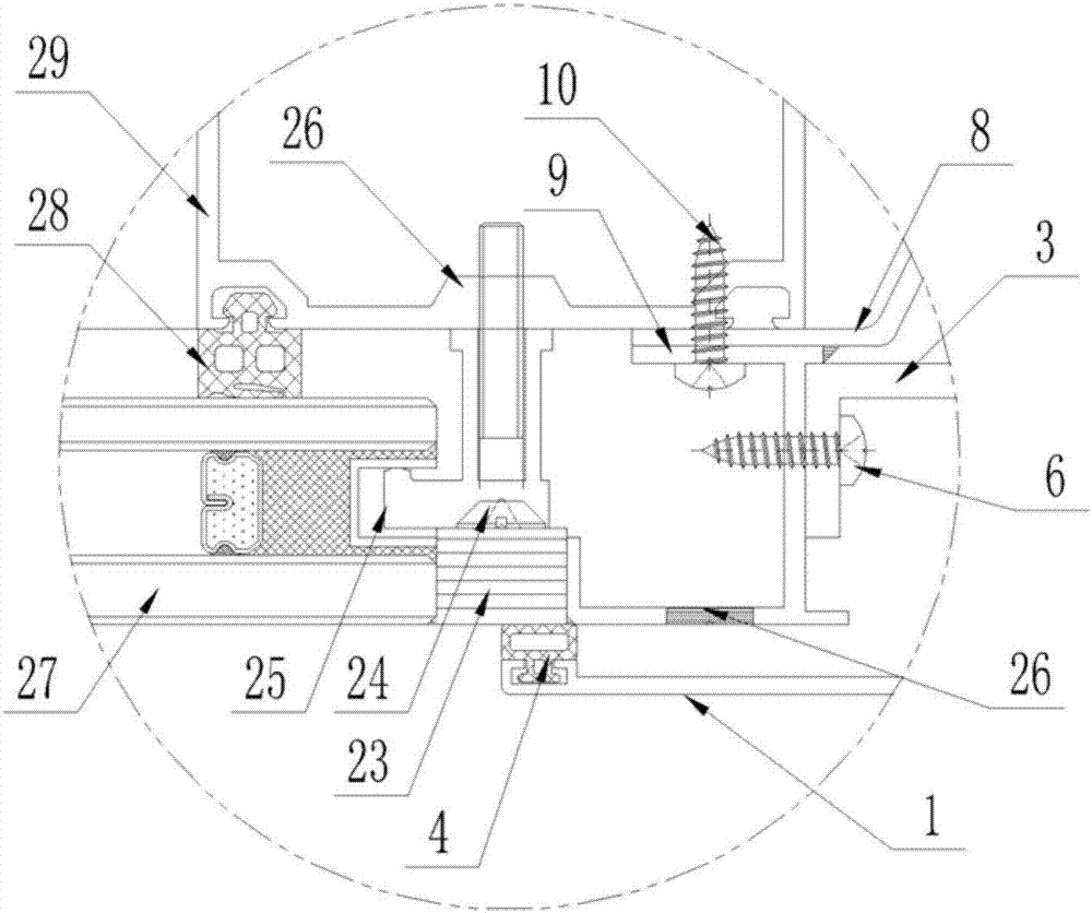 Indoor-outdoor universal expansion joint system for curtain wall