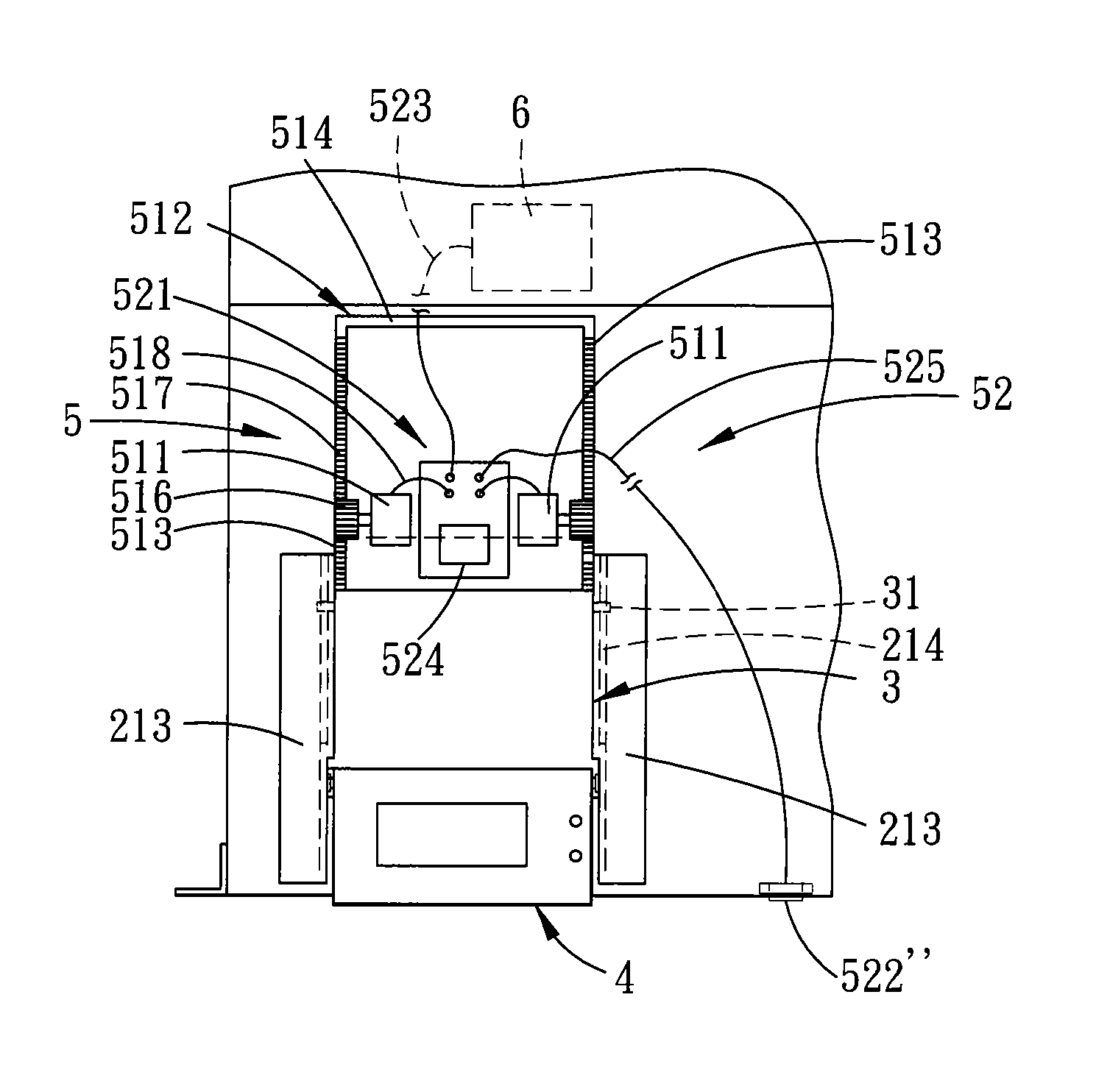 Electronic device having  stowable display unit