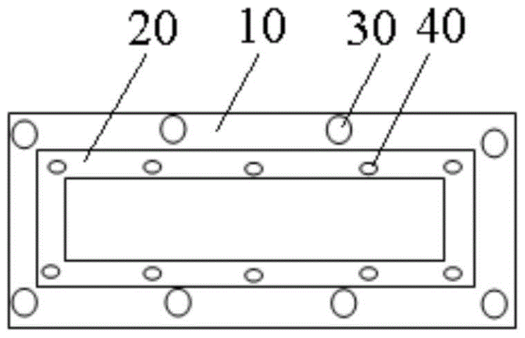 A device interface connection structure for OLED production inline system