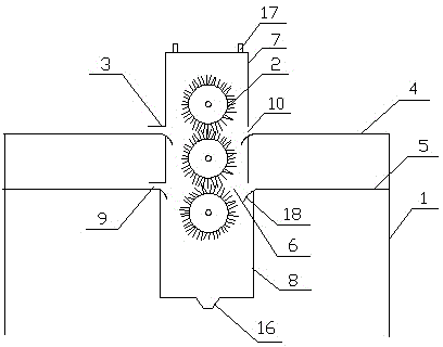 Efficient rebar derusting device