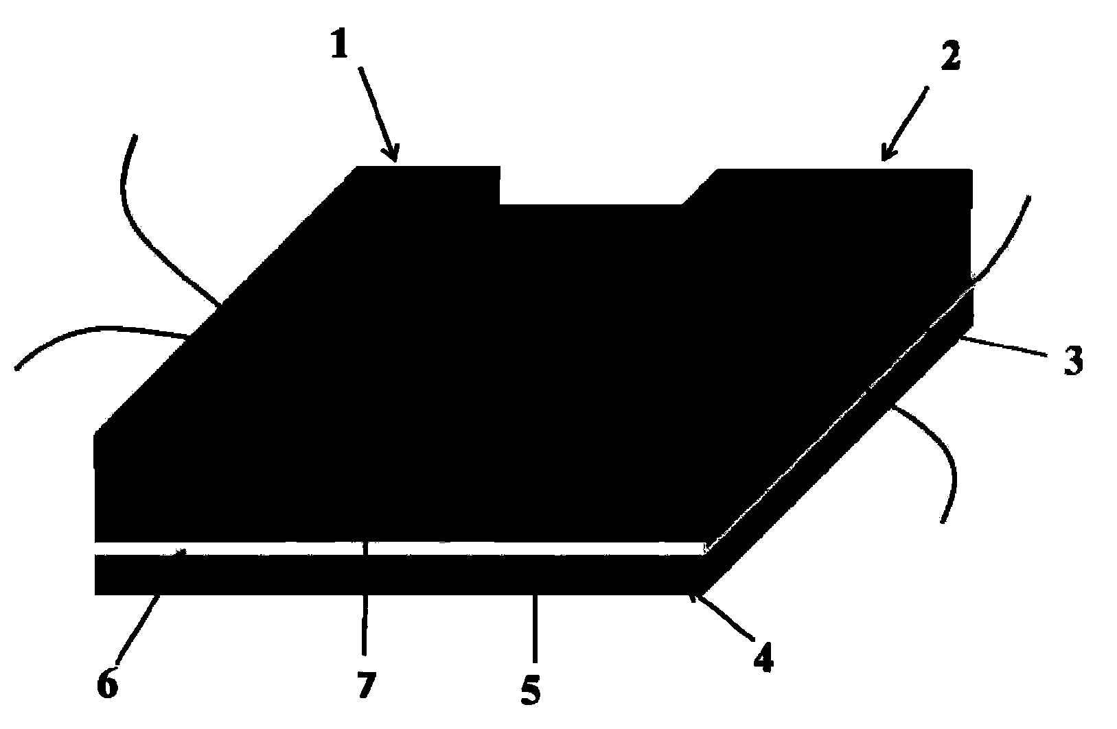 Mixing potential NO2 sensor based on sand-blast machining porous YSZ (Yttria Stabilized Zirconia) base plate and preparation method of sensor