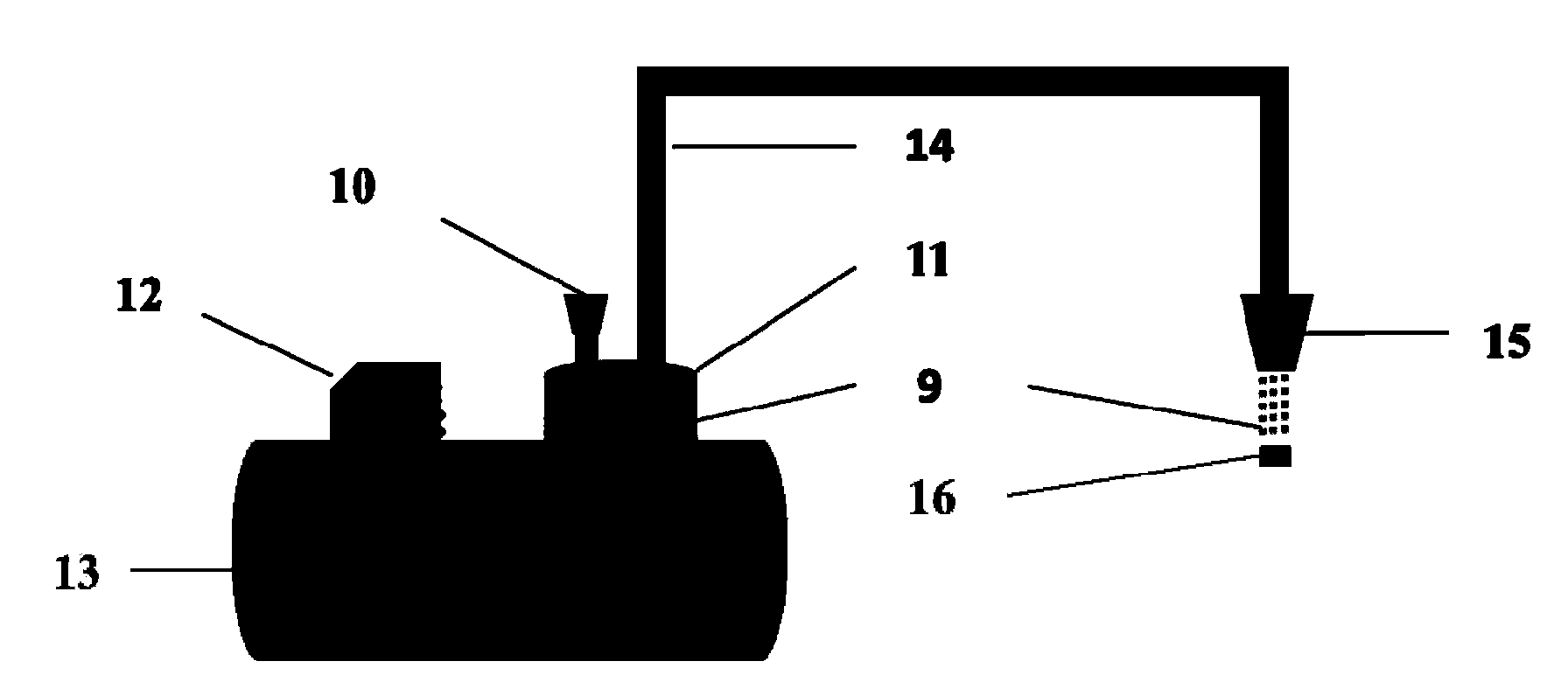 Mixing potential NO2 sensor based on sand-blast machining porous YSZ (Yttria Stabilized Zirconia) base plate and preparation method of sensor