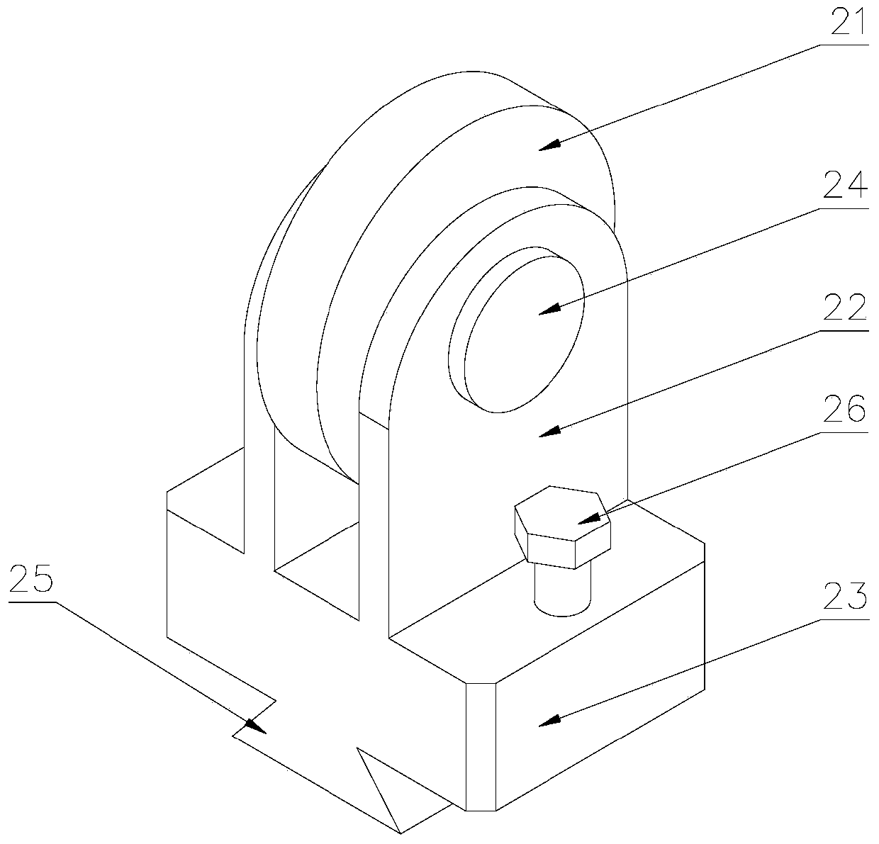 Cable pay-off device for power construction