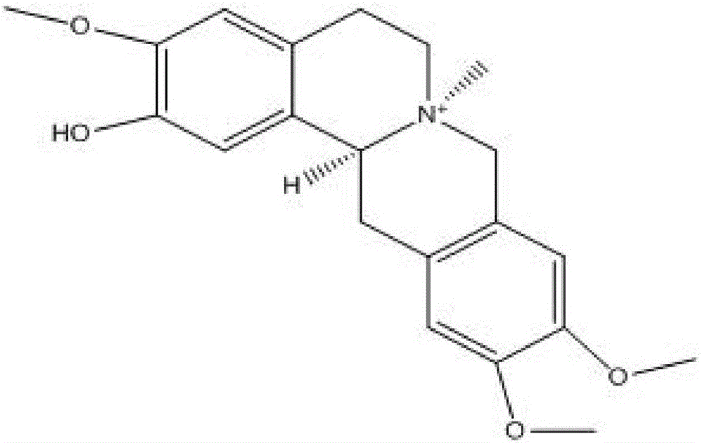 Compound extracted from tinospora sinensis, and preparation method thereof