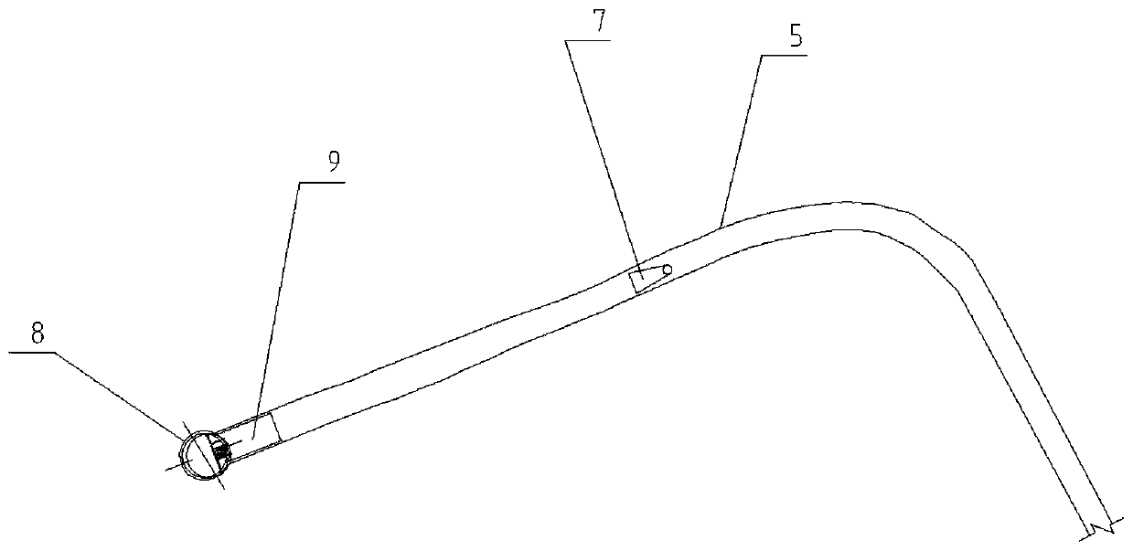 Main return air duct reconstruction method suitable for concentrated return air in downhole