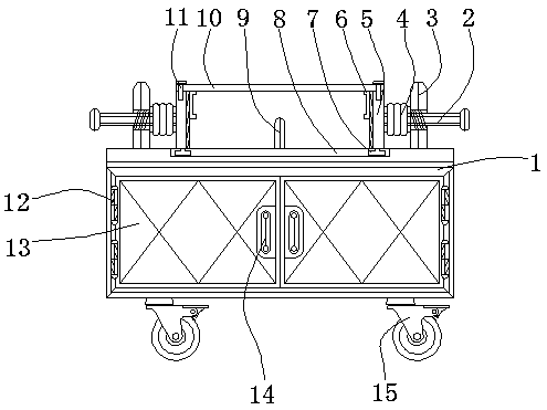 Multi-directional adjustable detection device used for flatness deformation