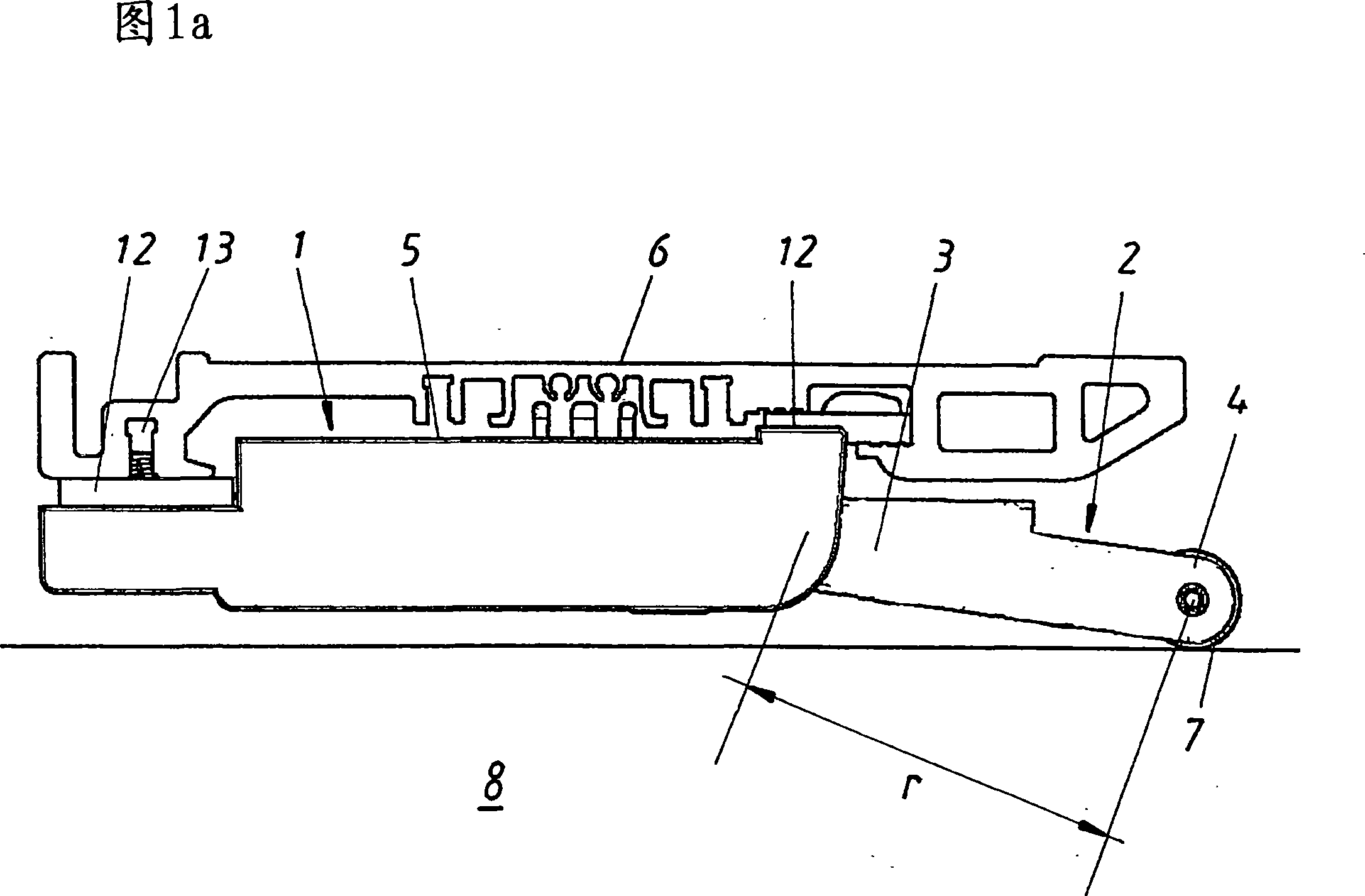 Ejection device for a movable part of a piece of furniture