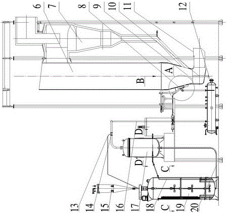 Process device for preparing hypersorber for volatile organic compound waste gas