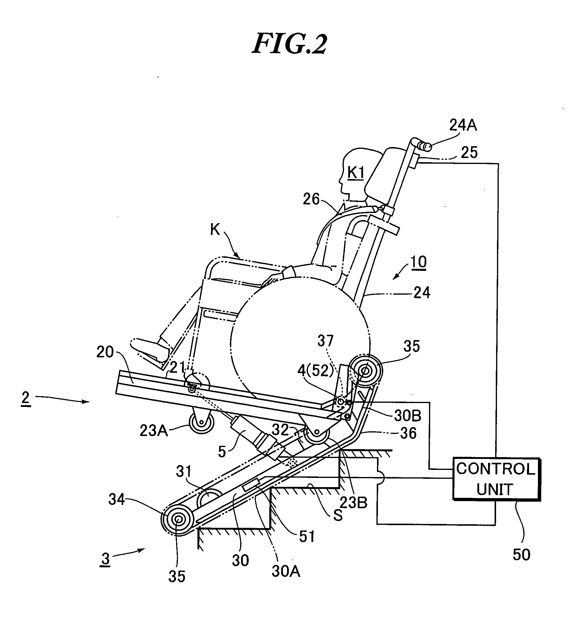 Stair-climbing wheelchair carrier