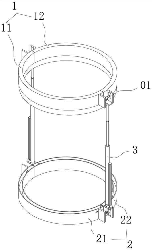 Orthopedic splint mounting and fastening device convenient to adjust for orthopedics department