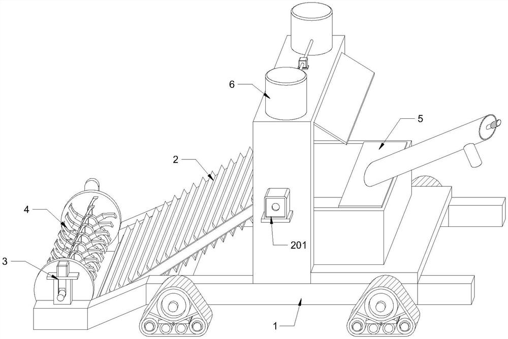 Organic fertilizer fermentation turning device