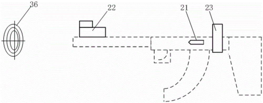 Piezoelectric type synchronizing signal trigger and compact type shooting auxiliary training system