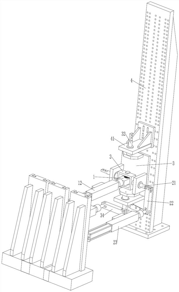 A rubber bushing test system