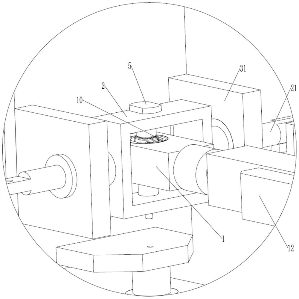 A rubber bushing test system