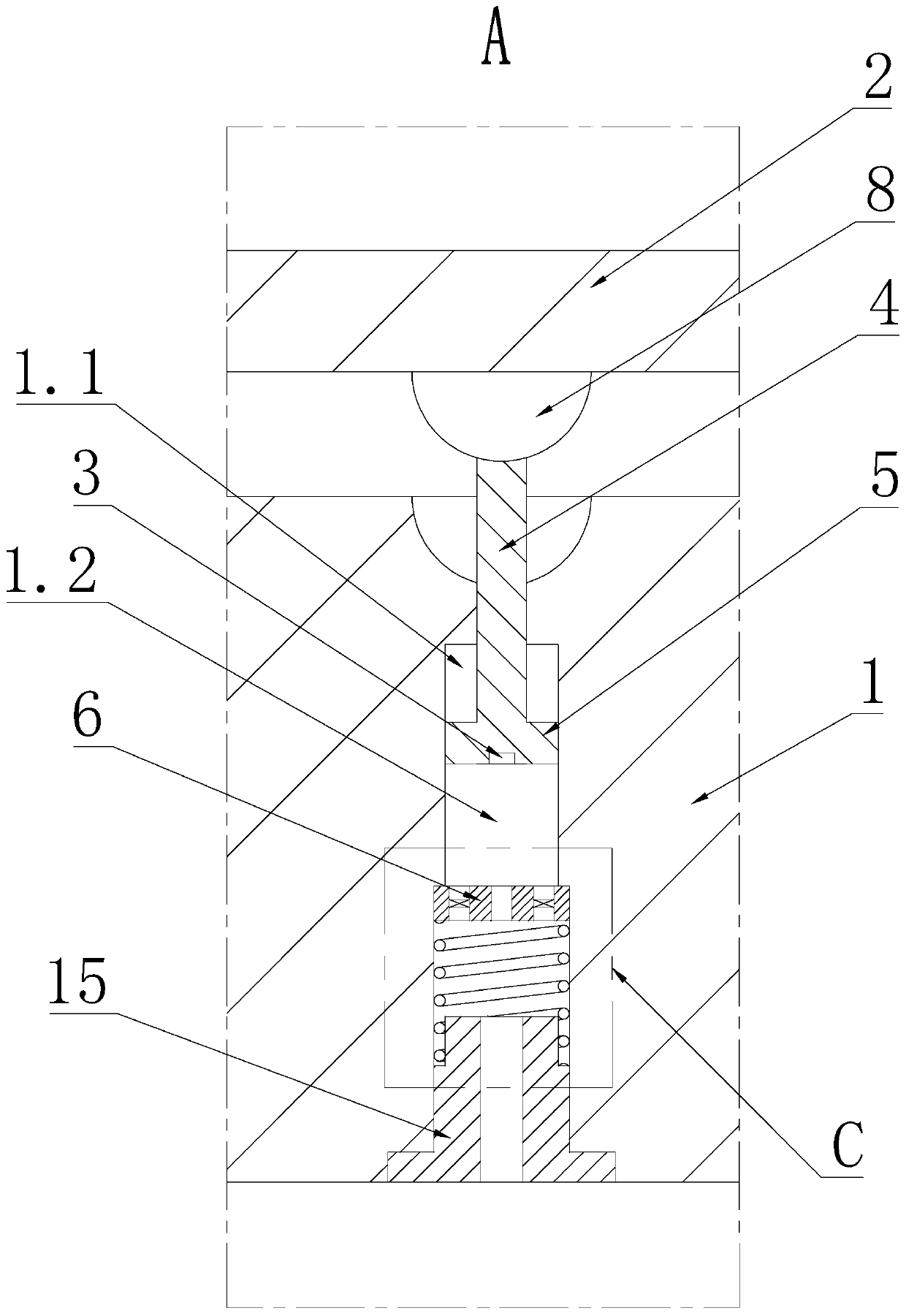 A car emergency brake assist system